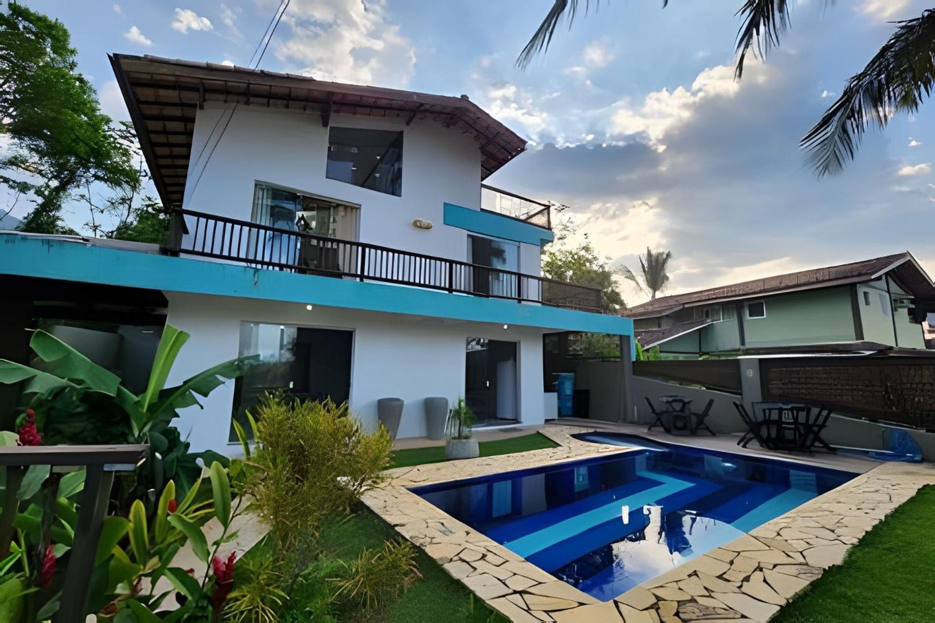 Bela Casa De 4 Suites Com Piscina E Vista - Curral Ilhabela Εξωτερικό φωτογραφία