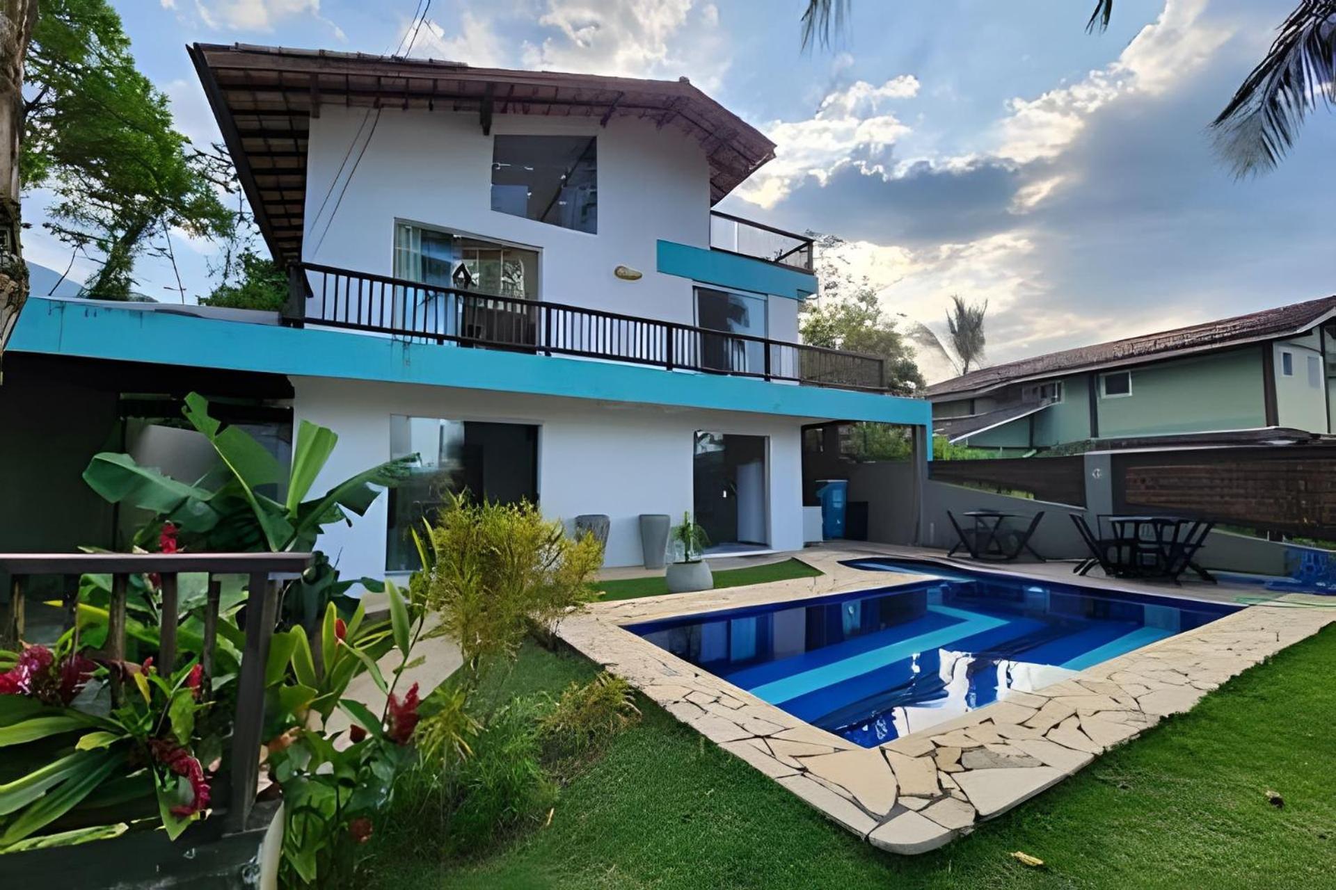 Bela Casa De 4 Suites Com Piscina E Vista - Curral Ilhabela Εξωτερικό φωτογραφία