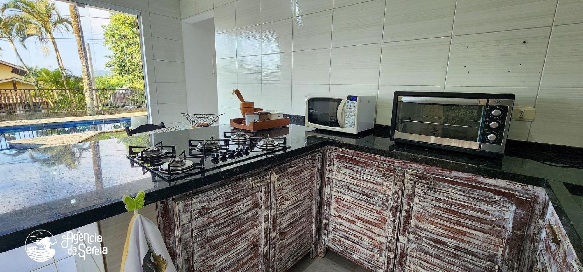 Bela Casa De 4 Suites Com Piscina E Vista - Curral Ilhabela Εξωτερικό φωτογραφία